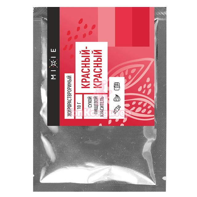 Краситель сухой MIXIE жирорастворимый Красный-красный 10 гр