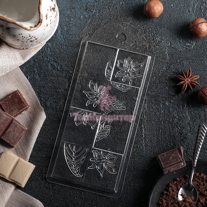 Пластиковая форма "Шоколад Лесенка" 15 см*7 см*1 см