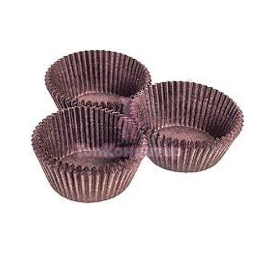 Капсулы для маффинов 50 мм*35 мм 100 шт коричневый