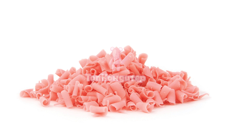 Шоколадная стружка Callebaut strawberry 0,05кг