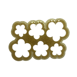 Форма для леденцов "Фиалка" микс размеров