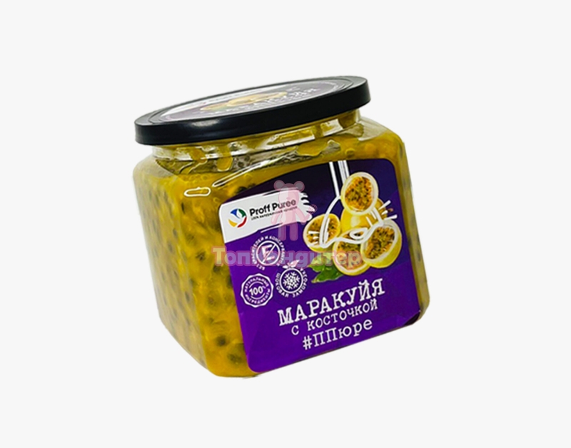 Пюре замороженное "Proff Puree" Маракуйя с косточкой 500 г
