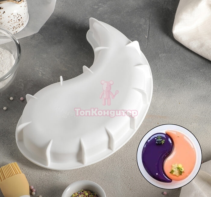 Форма для выпечки и муссовых десертов 28 х 16,5 см "Иньян"