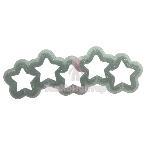 Форма для леденцов "Звезды" 3,5 см