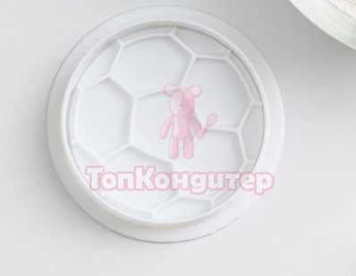 Вырубка для печенья «Футбольный мяч», d=6 см