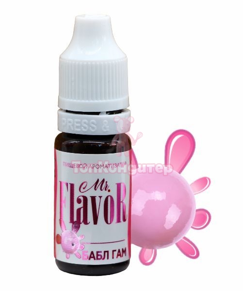 Ароматизатор пищевой "Mr. Flavor" Бабл гам 10 мл